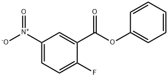 4-Fluoro-3-(phenoxycarbonyl)nitrobenzene Structure