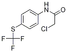 2-Chloro-N-{4-[(trifluoromethyl)sulphanyl]phenyl}acetamide Structure