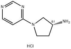 (3R)-1-(Pyrimidin-4-yl)pyrrolidin-3-amine dihydrochloride Structure