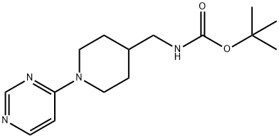 tert-Butyl N-{[1-(pyrimidin-4-yl)piperidin-4-yl]methyl}carbamate