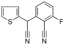 2-(2-Cyano-3-fluoro)-2-(thien-2-yl)acetonitrile 97% 化学構造式