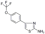 2-Amino-4-[4-(trifluoromethoxy)phenyl]-1,3-thiazole 97% 结构式