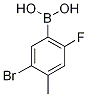 5-Bromo-2-fluoro-4-methylbenzeneboronic acid 98% Struktur