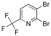 2,3-DIBROMO-6-(TRIFLUOROMETHYL)PYRIDINE Structure