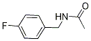 N-(4-fluorobenzyl)acetamide Structure