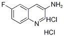 3-Amino-6-fluoroquinoline dihydrochloride Structure