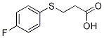 3-(4-Fluorophenylthio)propanoic acid, tech,,结构式