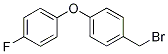 1-(Bromomethyl)-4-(4-fluorophenoxy)benzene, 4-(Bromomethyl)-4'-fluorodiphenyl ether,,结构式
