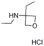 N,3-Diethyloxetan-3-amine hydrochloride 化学構造式