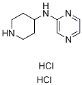 N-(Piperidin-4-yl)pyrazin-2-amine dihydrochloride Struktur