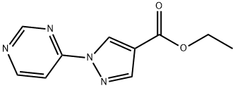 Ethyl 1-(pyrimidin-4-yl)-1H-pyrazole-4-carboxylate Struktur