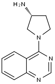 (3R)-1-(Quinazolin-4-yl)pyrrolidin-3-amine Structure