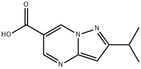 2-Isopropylpyrazolo[1,5-a]pyrimidine-6-carboxylic acid Structure