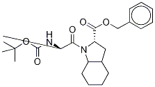 N-(N-tert-Boc-alanoyl)-L-(2S,3aS,7aS)-octahydro-indole-2-carboxylic Acid-D4 Benzyl Ester,,结构式