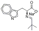 N-(2,2-Dimethylpropylidene)-L-tryptophan Monosodium Salt, 170458-95-4, 结构式