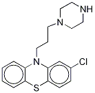 N-Desmethyl Prochlorperazine-d8 Dimaleate 化学構造式