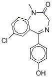 p-Hydroxy Diazepam-13CD3 Structure