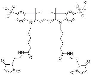 Cyanine 3-Bismaleimide, Potassium Salt, 90%