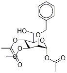 2-O-Benzyl-1,3,4-tri-O-acetyl-α-D-mannopyranose Structure