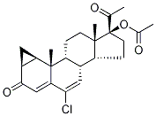 Cyproterone Acetate-13C2,d3 Struktur