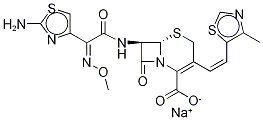 Cefditoren Acid-d3 Sodium Salt Struktur