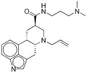 Desethylcarbamoyl Cabergoline-d5, 1316849-28-1, 结构式