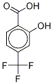 Desacetyl Triflusal-13C6 Struktur