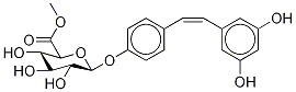 cis Resveratrol 4’-O-β-D-Glucuronide Methyl Ester