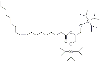 1,3-O-Bis(triisopropylsilyl) 2-Oleoyl Glycerol-d5 Structure