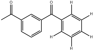 3-Acetylbenzophenone-d5, 1329614-73-4, 结构式