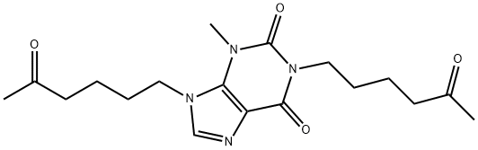 己酮可可碱对映异构体杂质, 1329834-21-0, 结构式