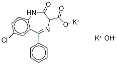 Clorazepic Acid-d5 DipotasiuM Salt Struktur