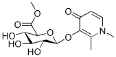 Deferiprone 3-O-β-D-Glucuronide Methyl Ester, , 结构式