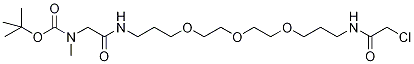 N'-(13-ChloroacetaMido-4,7,10-trioxatridecanyl)-N-Methyl-N-tert-butoxycarbonyl-glycinaMide|