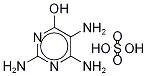 6-Hydroxy-2,4,5-triaMinopyriMidine-13C2,15N, Sulfate Struktur