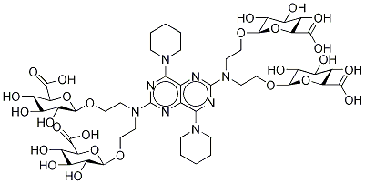DipyridaMole Tetra-O-β-D-glucuronide,,结构式