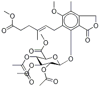 Mycophenolic Acid Methyl Ester 6-(Tri-O-acetyl-β-D-glucuronic Acid Methyl Ester)|