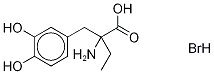 rac α-Ethyl DOPA HydrobroMide,,结构式