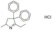 2-Ethyl-5-Methyl-3,3-diphenyl-1-pyrroline-d3 Hydrochloride HeMiMethanolate,,结构式