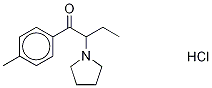 4'-Methyl-α-pyrrolidinobutyrophenone-d8 Hydrochloride Structure