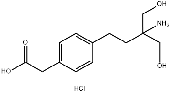 FTY720 Acetic Acid Hydrochloride Structure