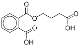 Mono(3-carboxypropyl) Phthalate-d4, , 结构式