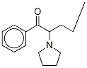 α-PVP-d8 Hydrochloride,,结构式