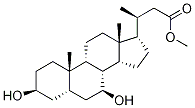 (3α,5β,7β)-3,7-Dihydroxy-24-norcholan-23-oic-d5 Acid Methyl Ester, , 结构式
