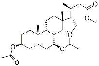(3α,5β,7β)-3,7-Bis(acetyloxy)-24-norcholan-23-oic-d5 Acid Methyl Ester