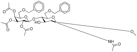 Methyl 2-AcetylaMino-2-deoxy-6-O-(phenylMethyl)-4-O-[2,3,4-tri-O-acetyl-6-(phenylMethyl)-β-D-Mannopyranosyl]-β-D-glucopyranoside