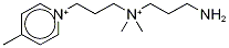 N-[3-[DiMethyl-(3-aMinopropyl)aMMoniuM]propyl]-4-MethylpyridiniuM DibroMide Structure