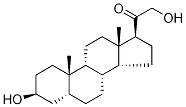 Tetrahydrodeoxycorticosterone-d5 Struktur