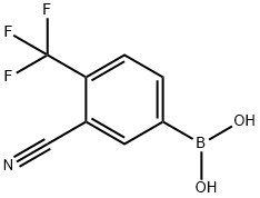 (3-氰基-4-(三氟甲基)苯基)硼酸,2016766-76-8,结构式