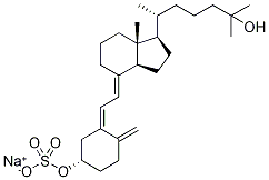 25-Hydroxy Vitamin D3 3-Sulfate Sodium Salt (90%) Structure